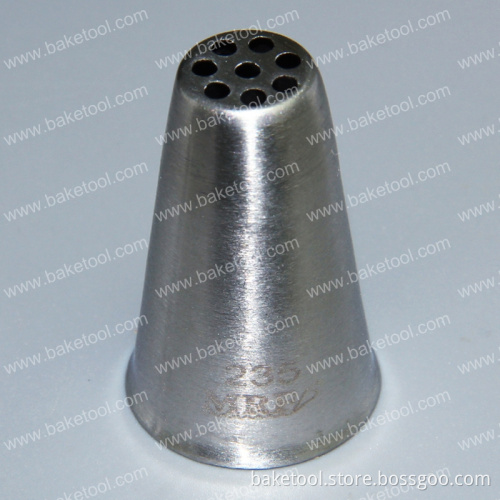 Stainless steel304 cake decorating flower piping nozzle with high quality#235